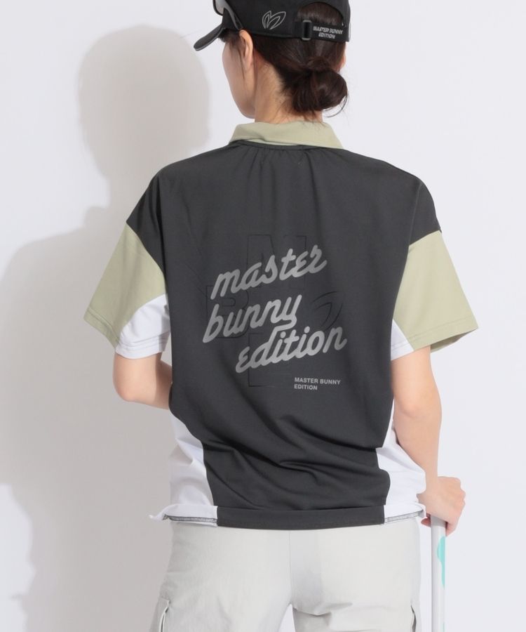 ブロックストレッチドビー半袖ポロシャツ | MASTER BUNNY