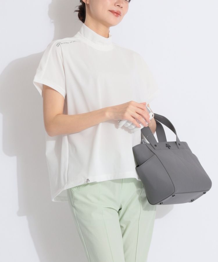 ランバン スポール ゴルフ　★　 モックネック　半袖シャツ　トップス LANVIN - ランバン スポール ゴルフ ☆ モックネック 半袖シャツ