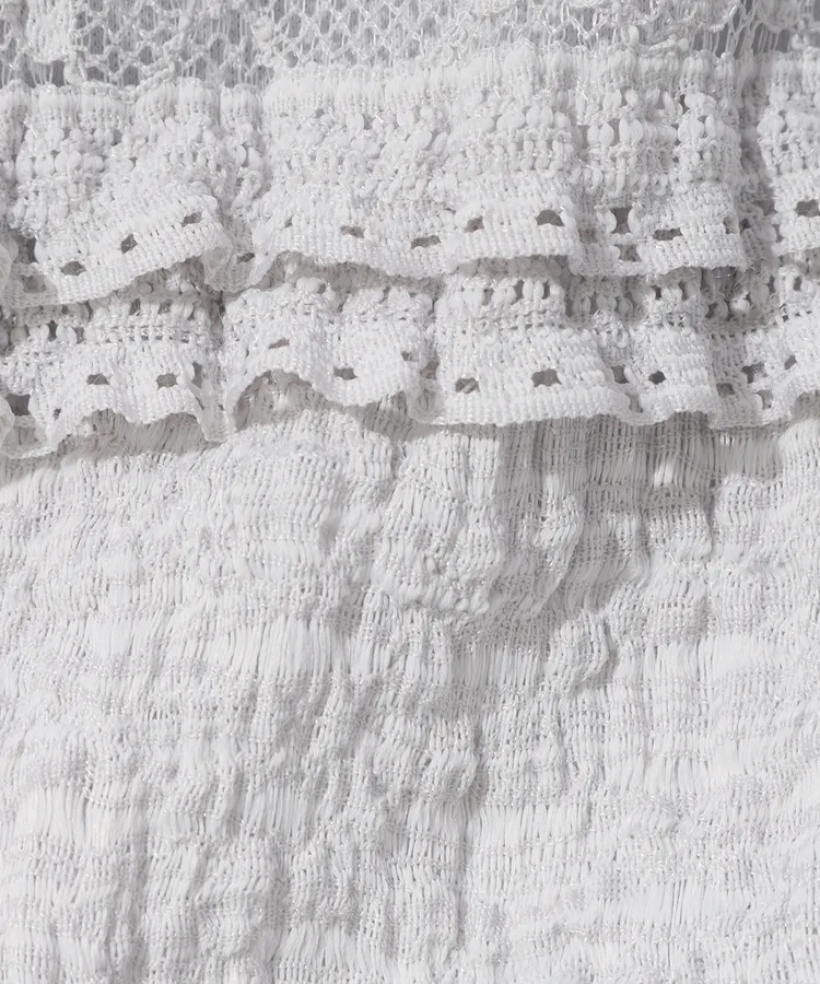 リエンダゴルフ RI フラワーレースノースリーブワンピース レディース