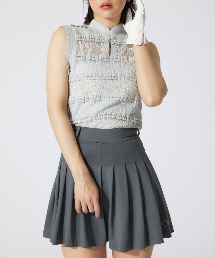 リエンダゴルフ RI 一体型ぺチパンツ付きフレアプリーツスカート