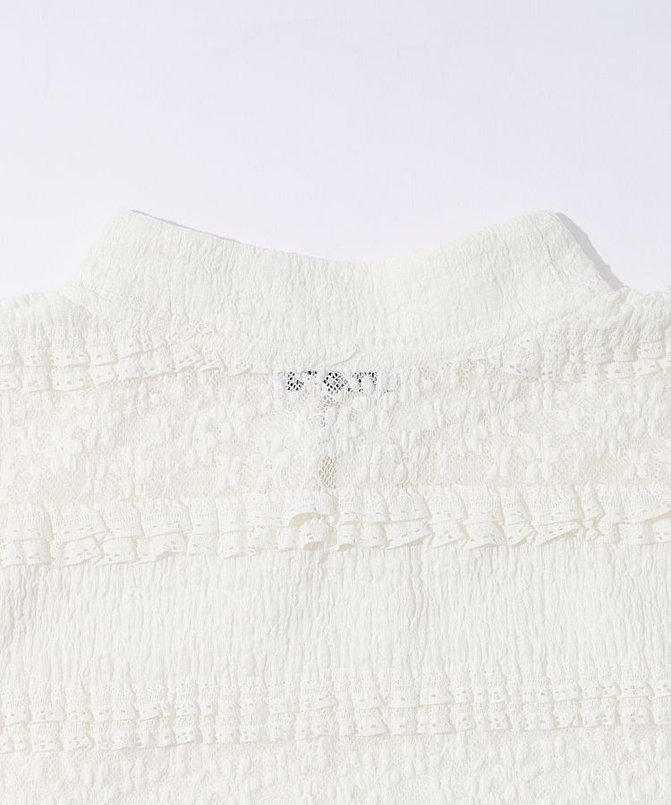 リエンダゴルフ RI フラワーレースノースリーブポロシャツ レディース