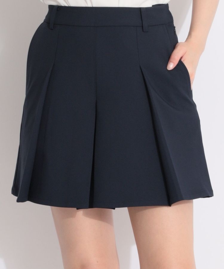 ビームスゴルフ BE 【速乾ストレッチ】バックロゴプリーツ