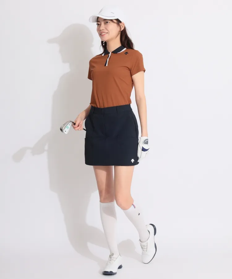 デサントゴルフ DE 【UPF50+】一体型ぺチパンツ付ワークスカート