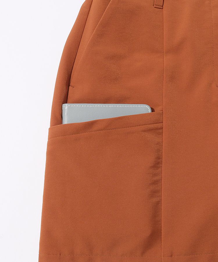 デサント　オレンジ ポケット付きスカート デサント オレンジ ポケット付きスカート 楽天市場】デサント