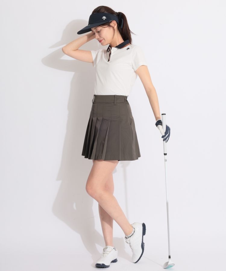 デサントゴルフ DE 【COOL】バックリボンワイドブリムサン