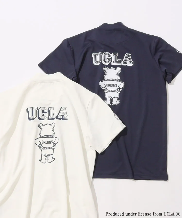 【UCLA】BRUIN Bear 半袖モックネック
