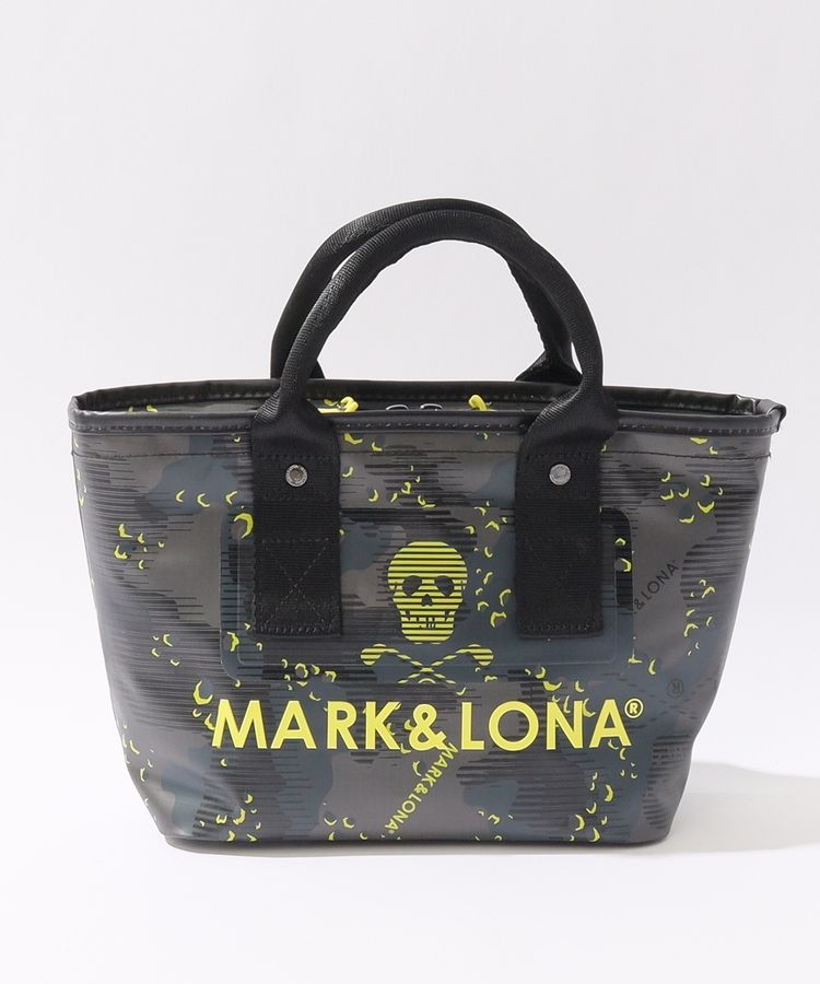 マーク＆ロナ ML メッシュポーチ付きカモフラプリントカートバッグ