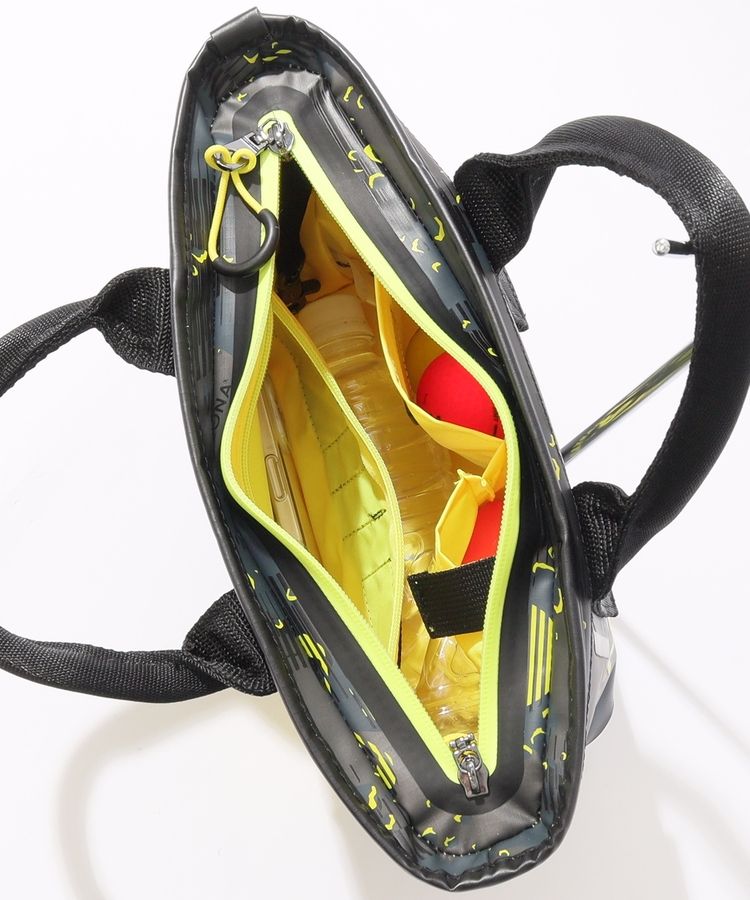 マーク＆ロナ ML メッシュポーチ付きカモフラプリントカートバッグ