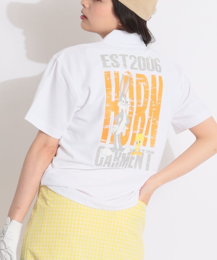 ホーンガーメント HO 【LooneyTunes】バックプリント鹿の子半袖