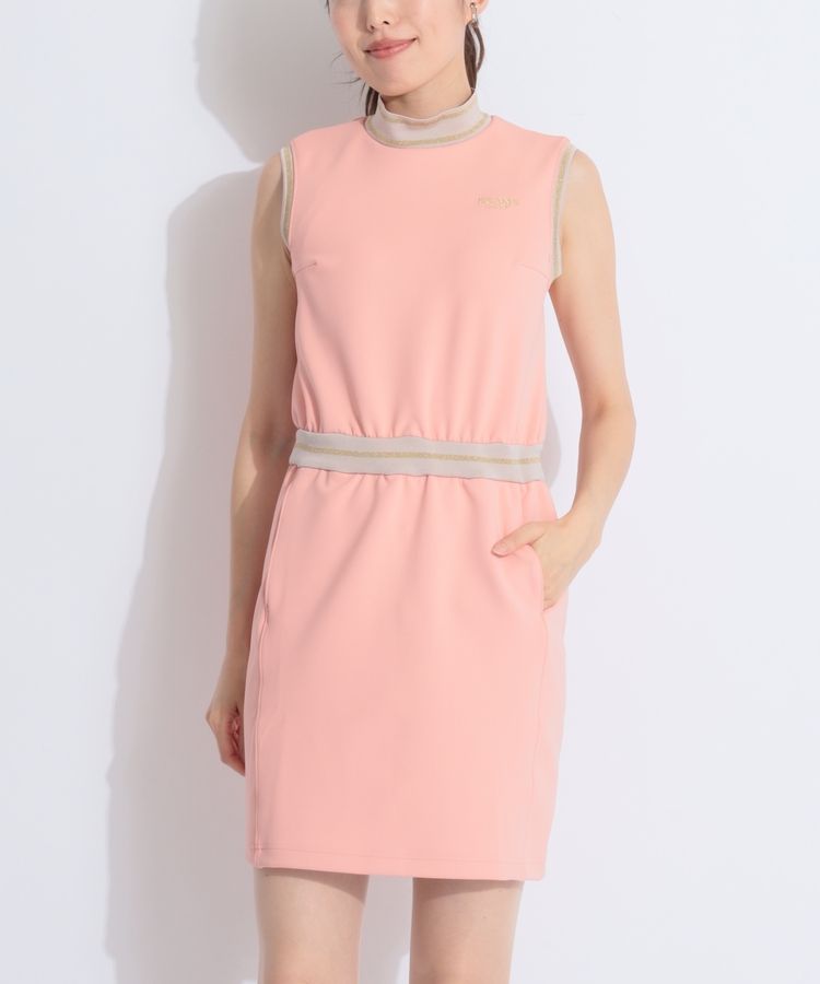 ビームスゴルフ BE リブラインダンボールノースリーブワンピース