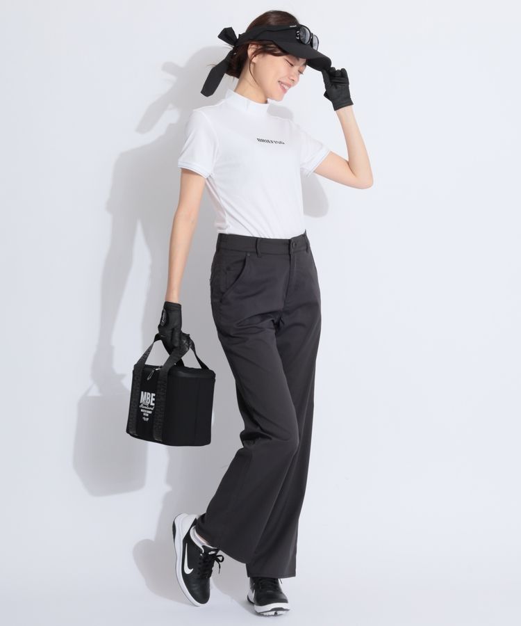 ストレートパンツ レディース ゴルフ　マスターバニー　ゴルフ　パンツ　レディース マスターバニー MB 【防透ストレッチ】バックロゴストレート