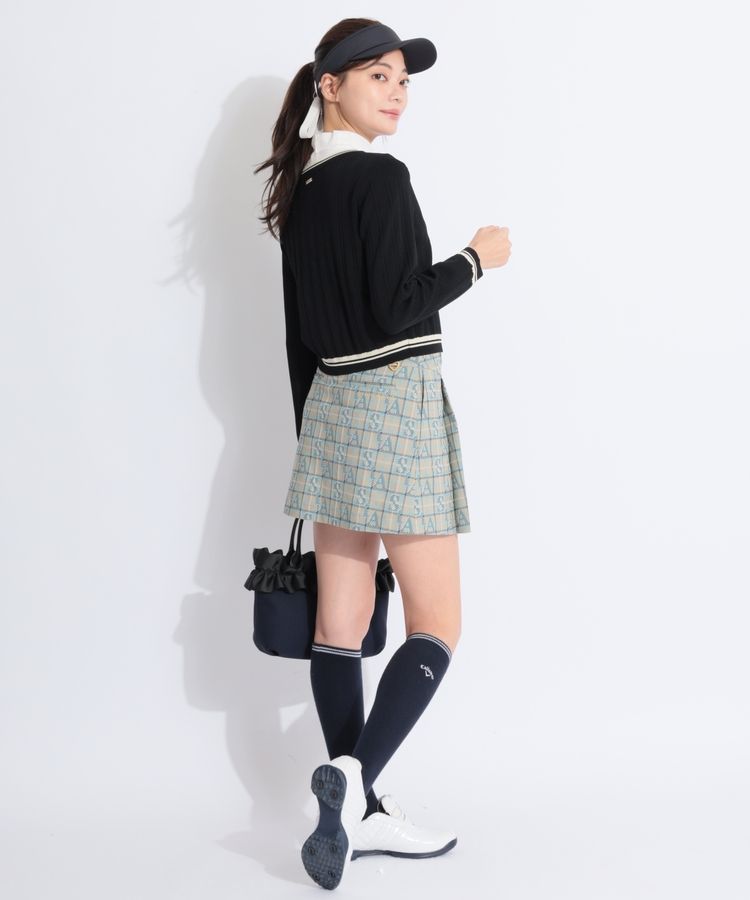 セントアンドリュース SA 【ストレッチ】ロゴチェックジャガード