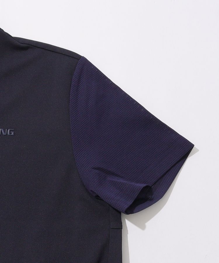 ブリーフィングゴルフ BR 【吸水速乾UV】バックプリーツモック