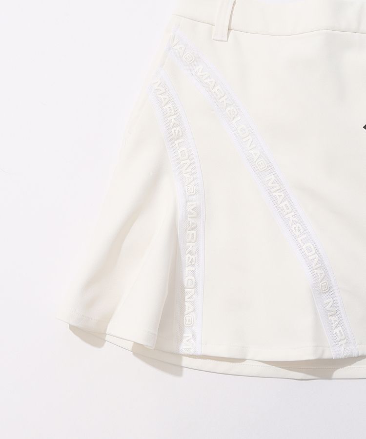 マーク＆ロナ】ゴルフ レディース スカート オフホワイトL