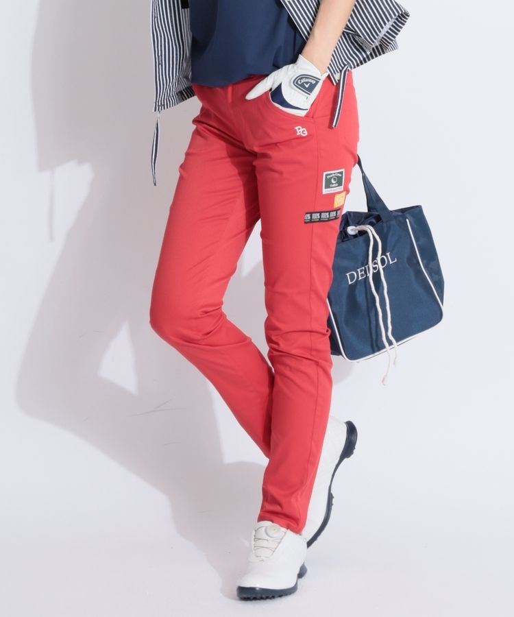 パーリーゲイツ PG 【防透ストレッチ】ステッカー風ロゴロング