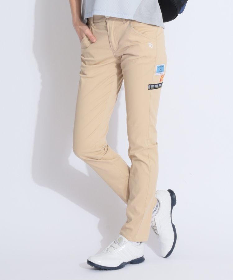 パーリーゲイツ PG 【防透ストレッチ】ステッカー風ロゴロング