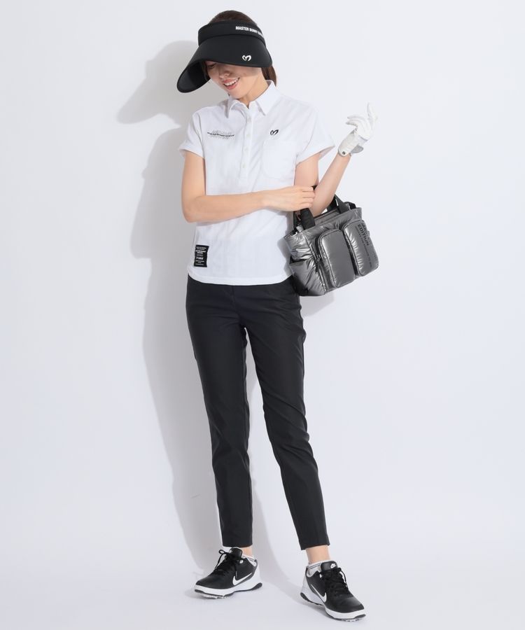 マスターバニー MB サイドロゴワイドブリムサンバイザー