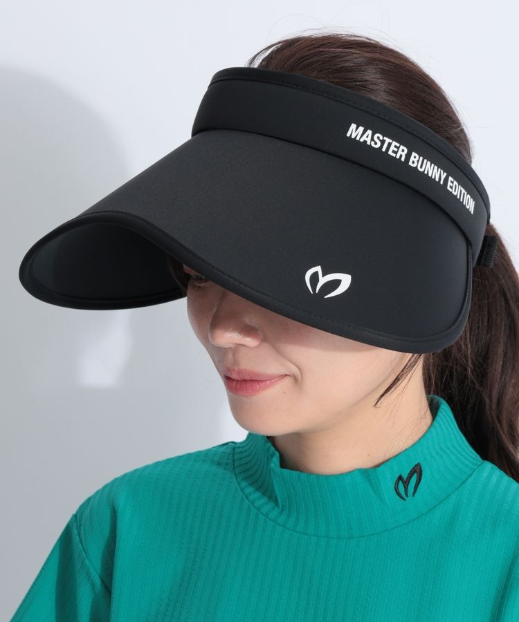 激安ブランド マスターバニー サイドロゴワイドブリムサンバイザー MB ラウンド用品・アクセサリー