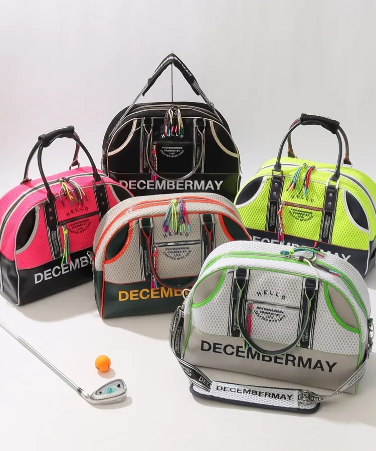 ニューバランスゴルフ NB エナメル調合皮ミニボストンバッグ