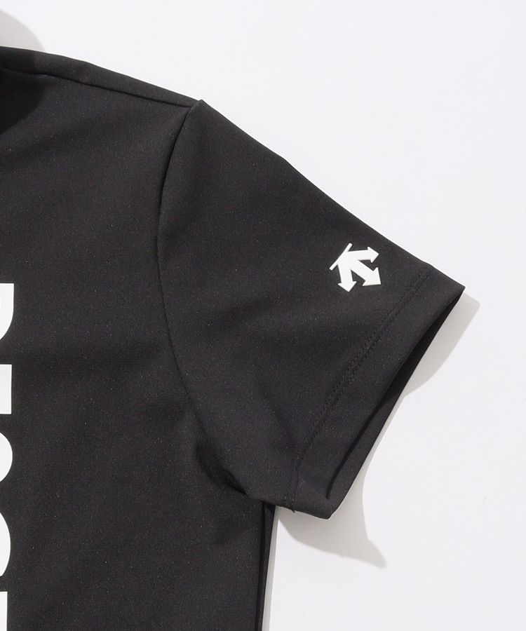 デサントゴルフ DE 【吸汗速乾】トリコットメッシュロゴプリント半袖