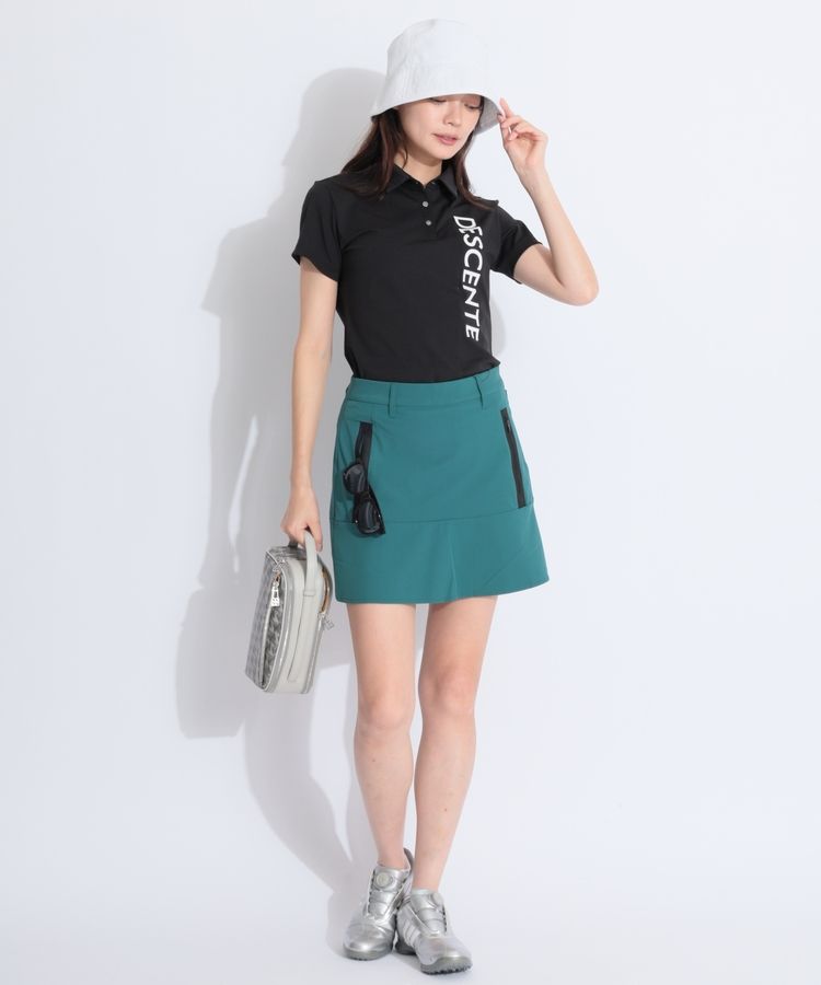 デサント　デサントゴルフ　スカート　グレー　L DESCENTE - 【超美品】デサントゴルフ スカート ライトグレー 微