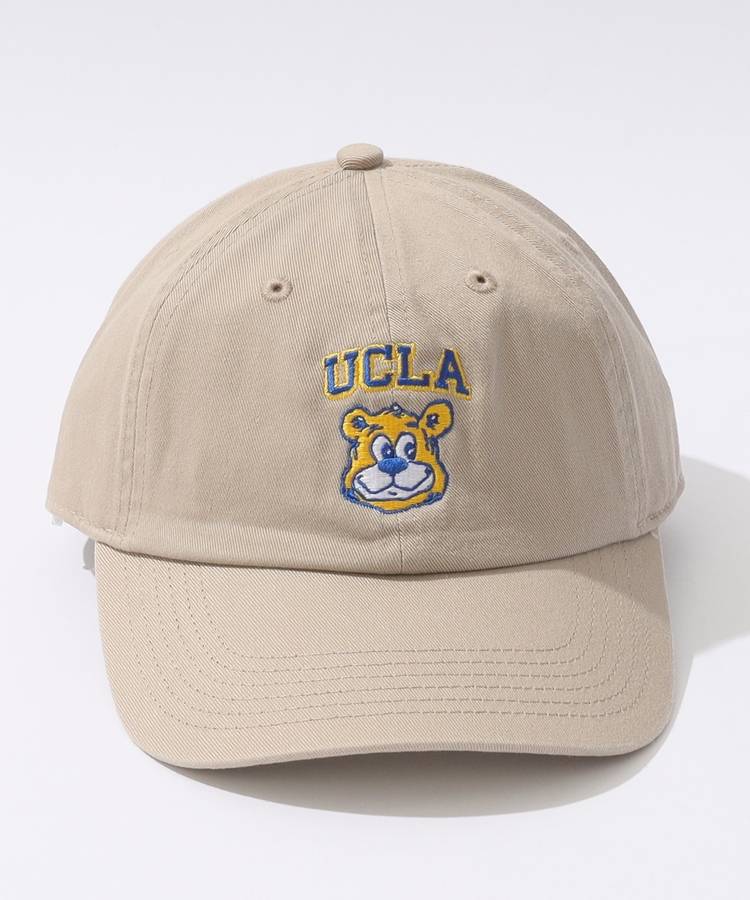 CO 【UCLA】Bearフェイスロゴ刺繍コットンツイルキャップ