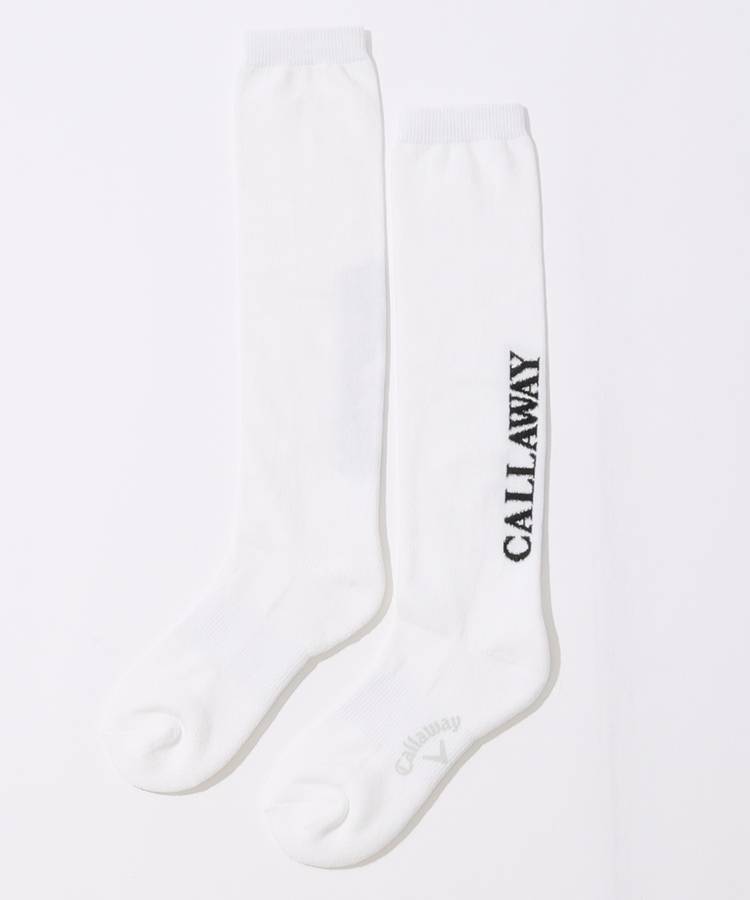 CA 【抗菌防臭】ラインロゴハイソックス