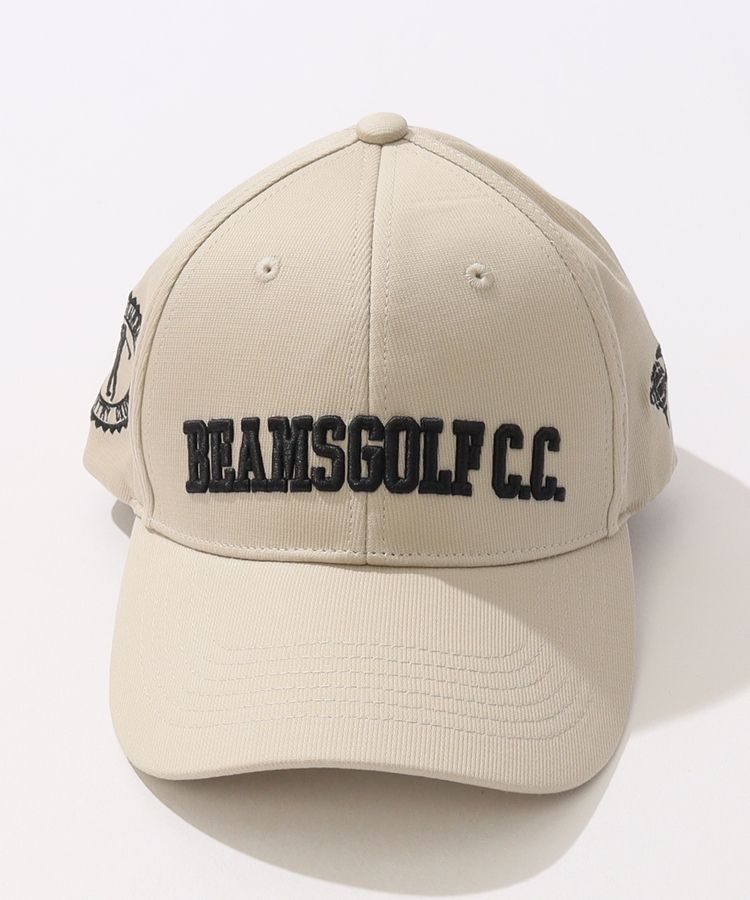 BEAMS GOLF ロゴプリント キャップ BEAMS GOLF（ビームス ゴルフ）〈MEN〉光沢ロゴプリント