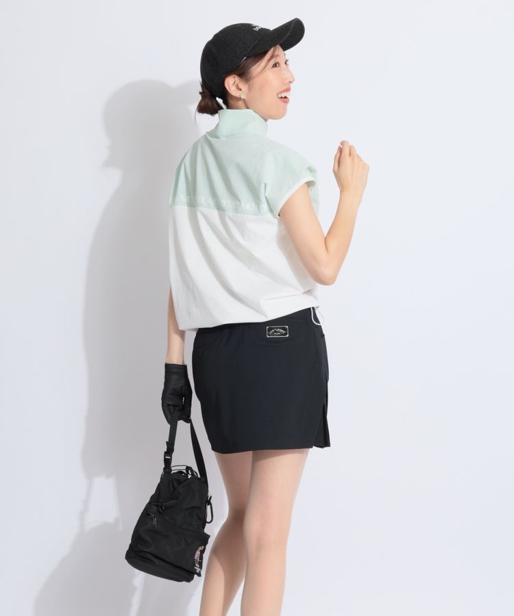 JUN&ROPE ブラック プリーツスカート ゴルフ用 ゴルフ