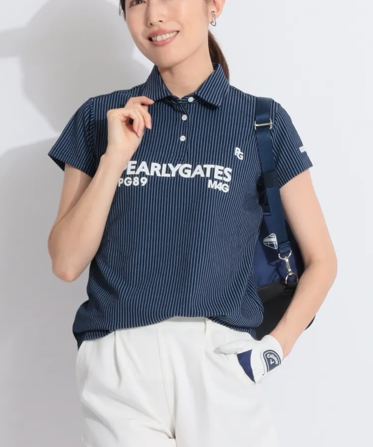 パーリーゲイツ　総柄　半袖 ゴルフウェア 半袖シャツ レディースウェア　美品 楽天市場】PEARLY GATES パーリーゲイツ 2023年モデル 半袖