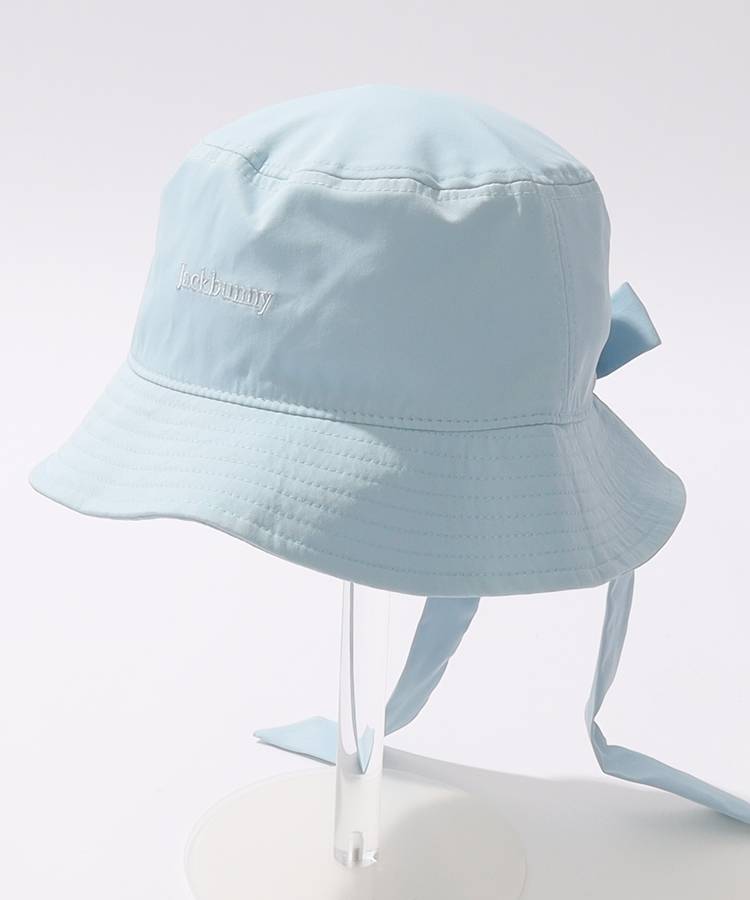 JB バックリボンポニーテールバケットハット
