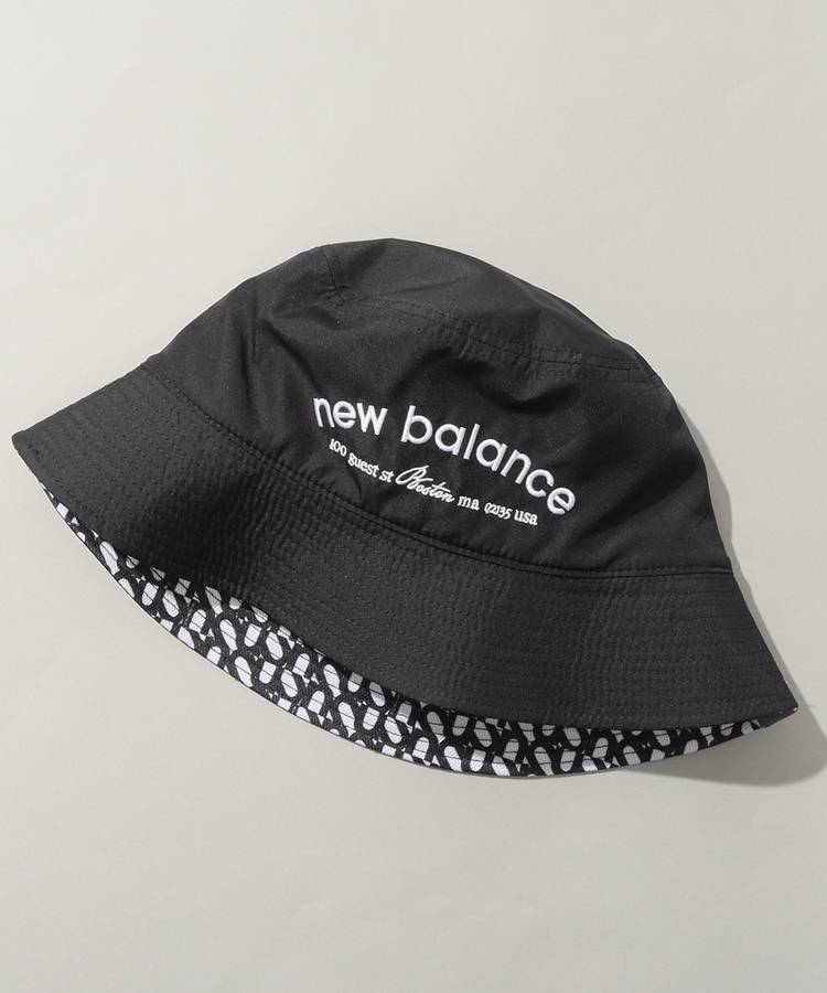 NB 【リバーシブル】ロゴ刺繍バケットハット
