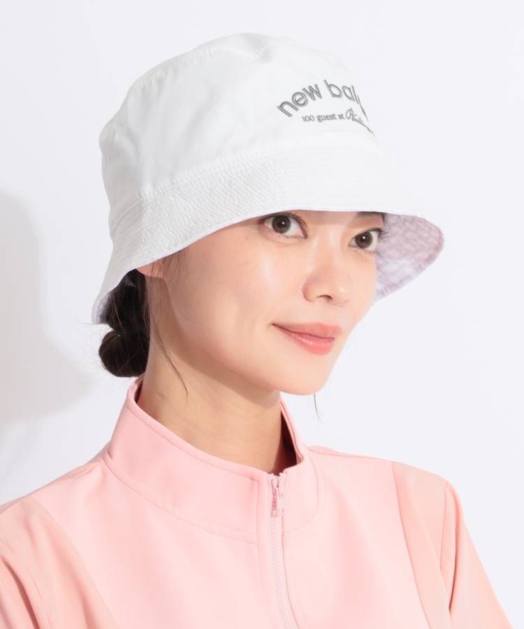 NB 【リバーシブル】ロゴ刺繍バケットハット