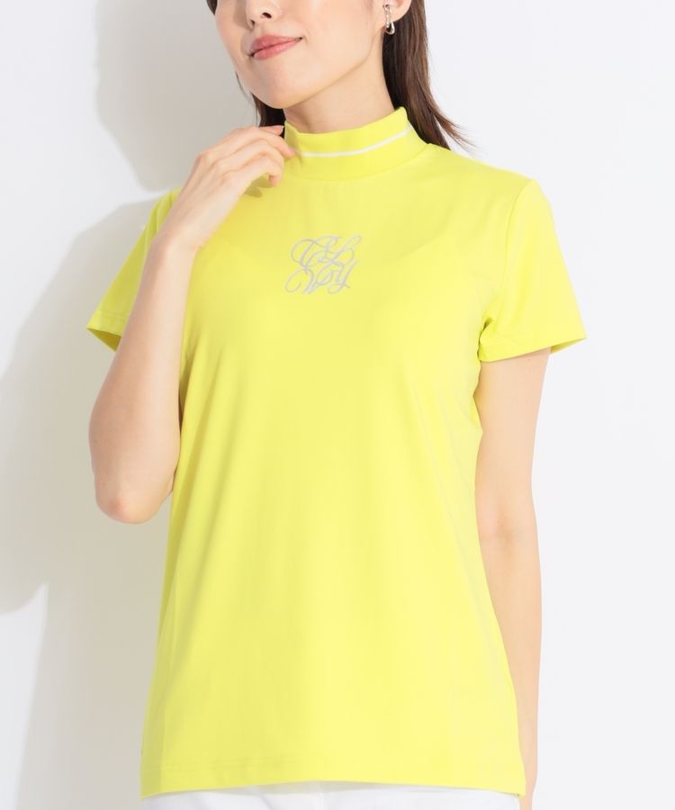 キャロウェイ CA 【UPF50】アイコンプリントモックネック半袖