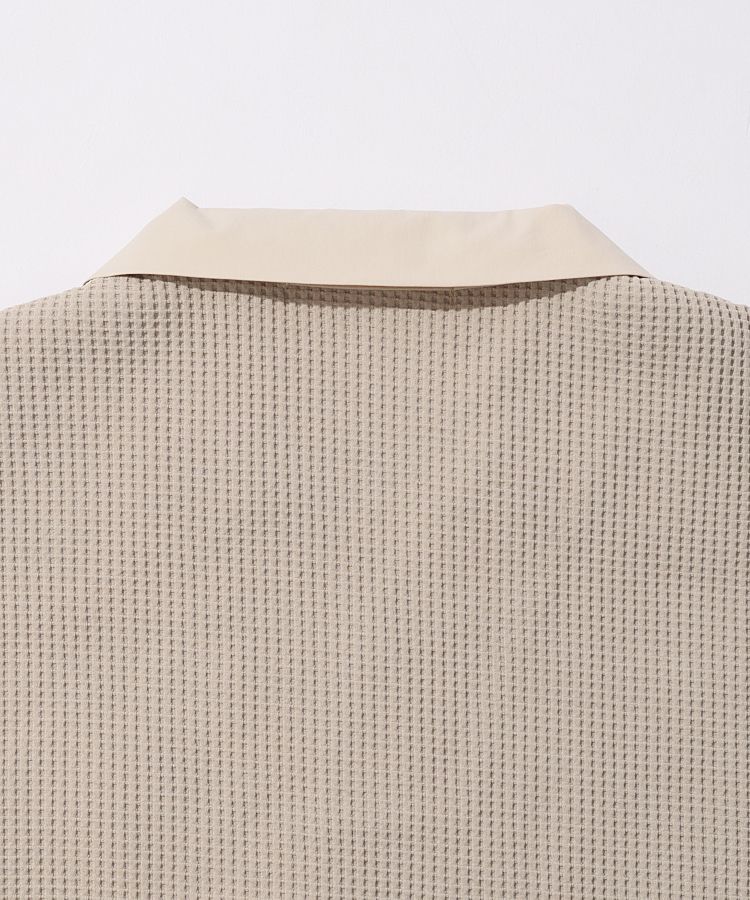 【新品】トラヴィスマシュー オープンカラーワッフル半袖ポロシャツ トラヴィスマシュー TM オープンカラーワッフル半袖ポロシャツ