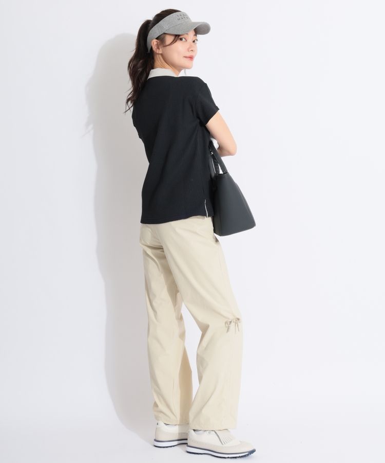 トラヴィスマシュー TM オープンカラーワッフル半袖ポロシャツ