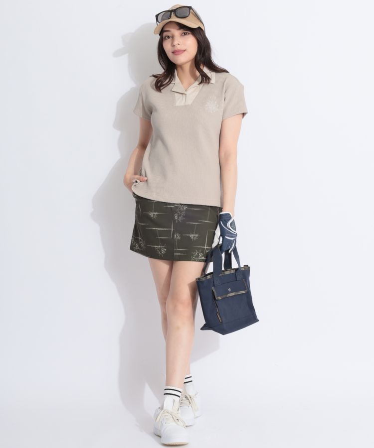 トラヴィスマシュー TM オープンカラーワッフル半袖ポロシャツ