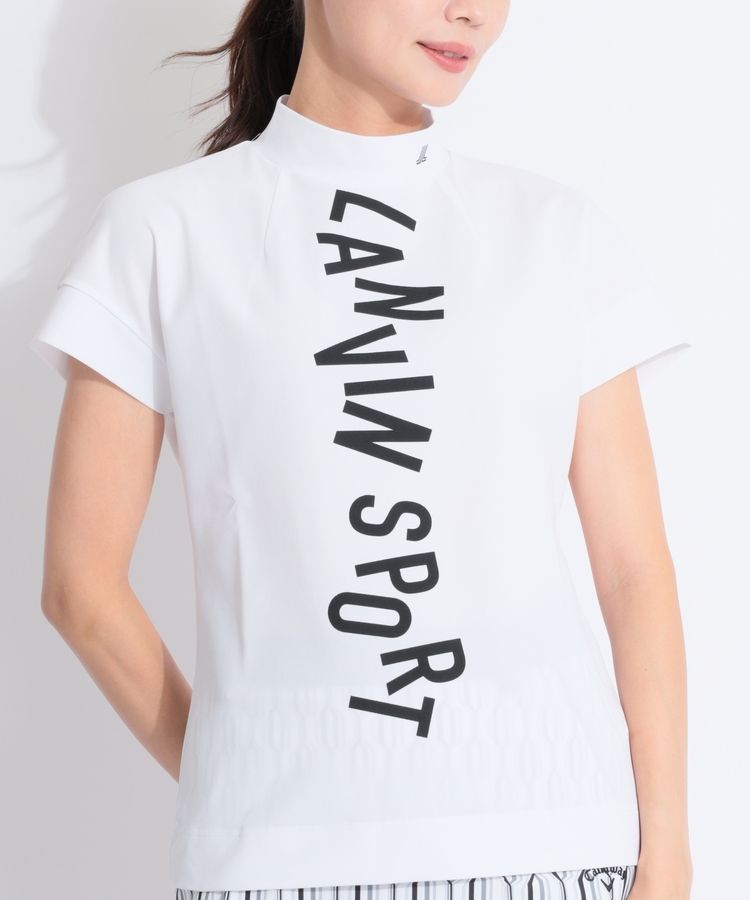 ランバン スポール ゴルフ　★　 モックネック　半袖シャツ　トップス LANVIN SPORT セール 公式 WEB限定 ランバン スポール 半袖