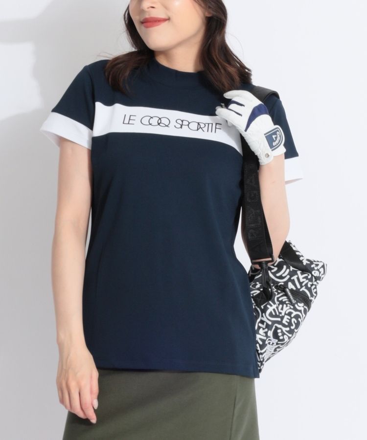 ルコックスポルティフ ゴルフ LQ 【消臭速乾】バイカラーロゴモック