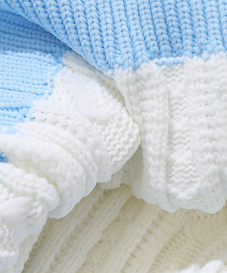 ビームスゴルフ BE ケーブル編みVネックチルデンニットベスト