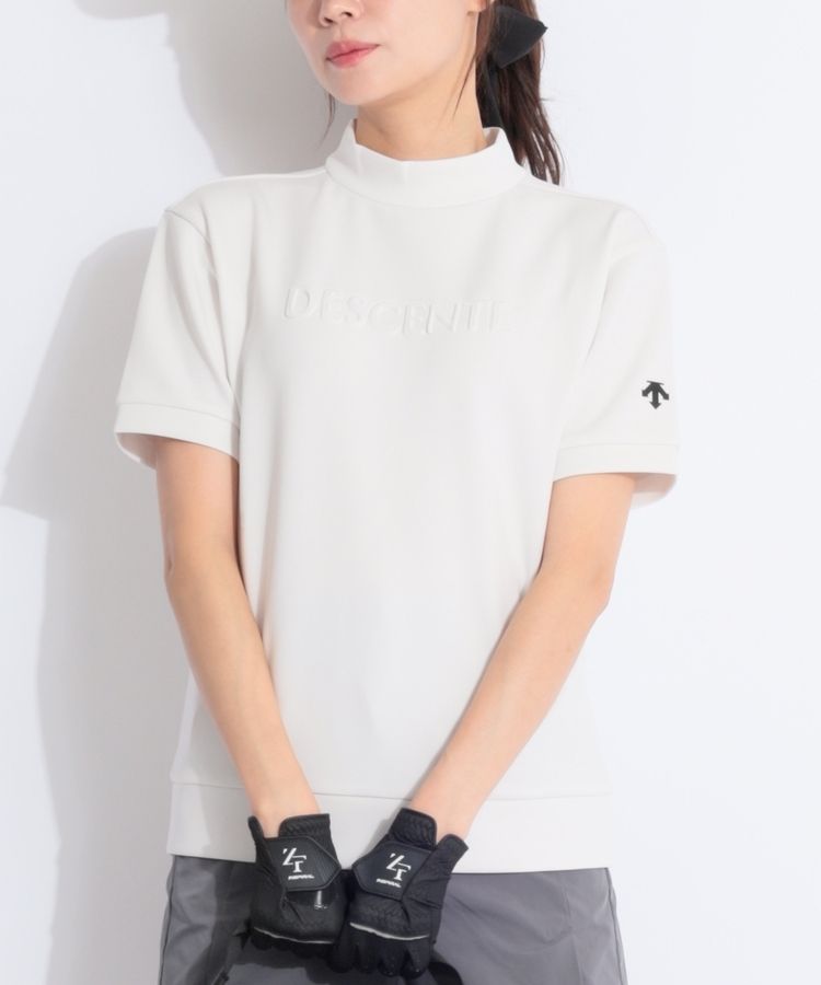 デサントゴルフ DE 【UPF50+】エンボスロゴモックネック