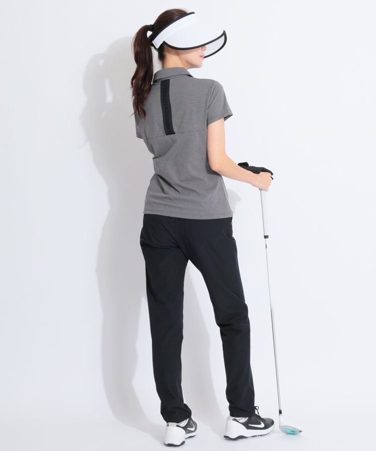 デサント　ゴルフ　長袖ポロシャツ　スカート　2点セット ブラック 828375c5a20d64099b993761e9aa93