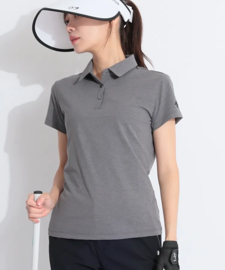 デサントゴルフの半袖ポロシャツを使ったスタイリング・コーディネート