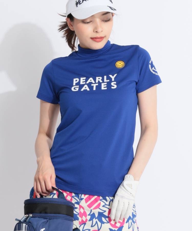 PG ニコワッペンベア鹿の子モックネック半袖カットソー