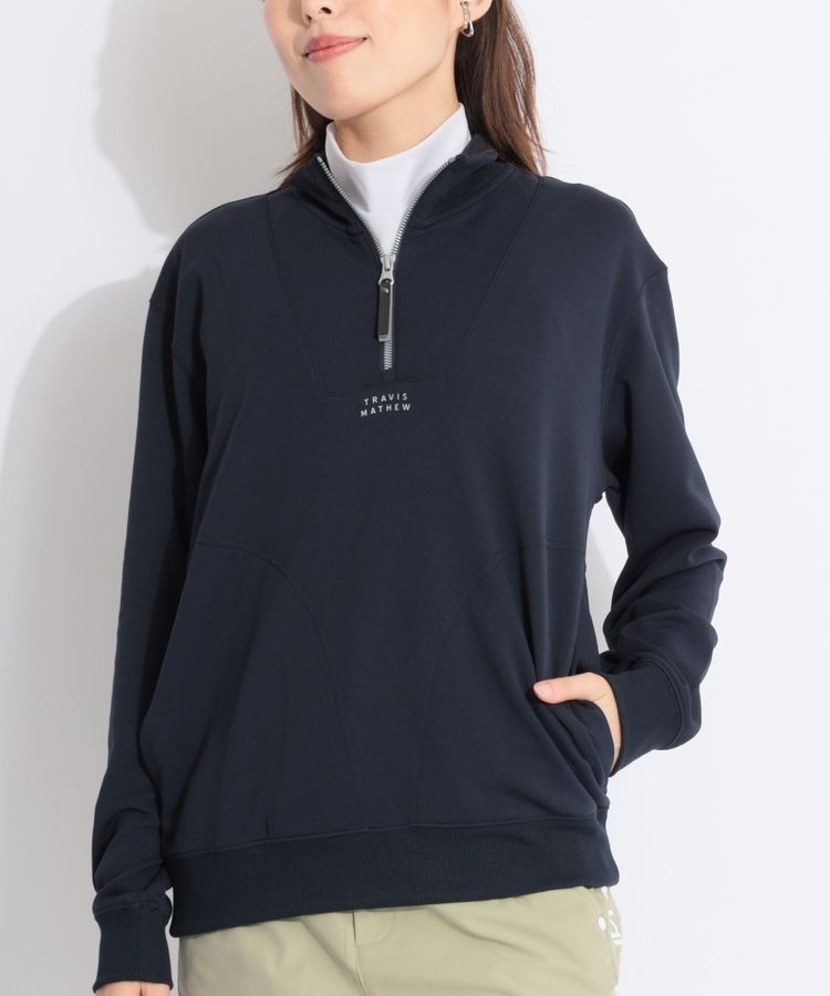 TRAVISMATHEWトラヴィスマシュー ハーフジップ プルオーバー（長袖） Amazon | [トラヴィスマシュー] メンズ 長袖 ハーフジップニット