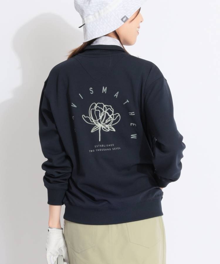 TM 【ユニセックス】ハーフジッププルオーバー