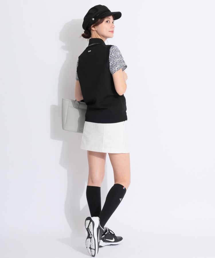 セントアンドリュース SA ケーブル編みポリニットベスト レディース