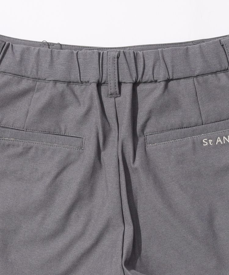 新品 セントアンドリュース ラメジャガード パンツ 定価39600円 灰 M セントアンドリュース SA 【ストレッチ】ラメライン二重織テーパード