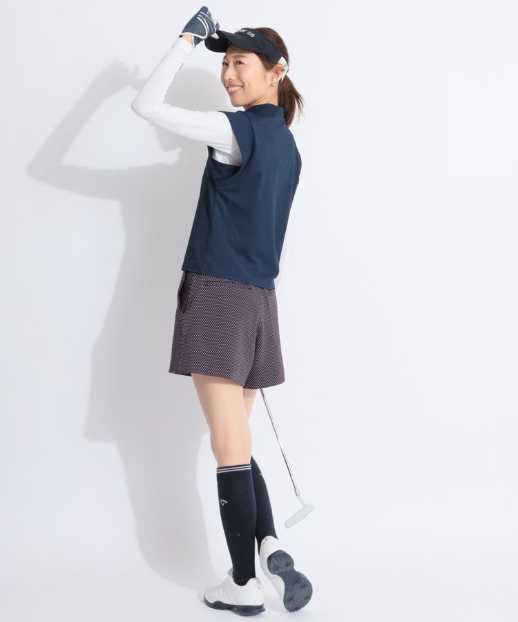 BEAMS - 上下セット　ビームスゴルフ　レディース　半袖　ショートパンツ　サイズS 総柄 1662473824-