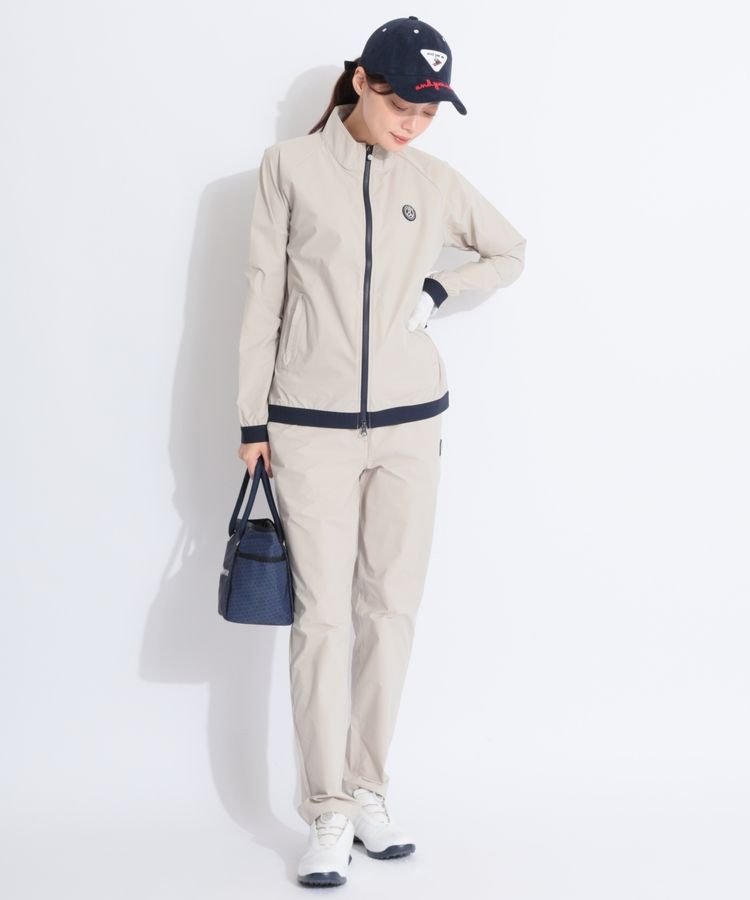 アンパスィ AP 【通気撥水】サイドロゴマルチウェザーロングパンツ